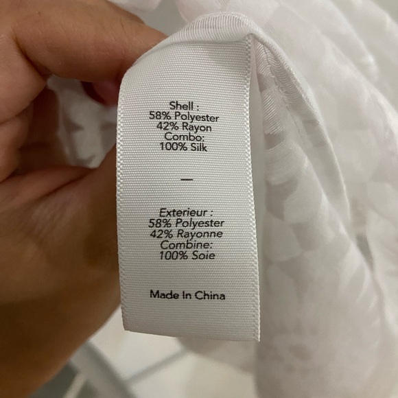 White Floral Lace Sleeveless Dress - Picture 6 of 8